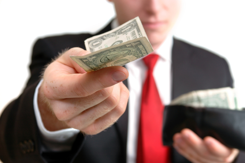 Hand Holding Money